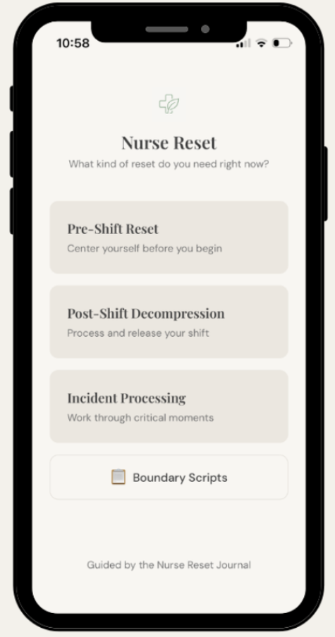 Nurse Reset System